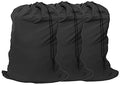 Extra Large Laundry Bag 3 Pack, Black, Travel Laundry Bags with Drawstring Closure, 30"x40", for college, dorm and apartment dwellers (3PCS Black)