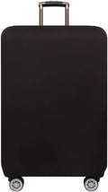 MosaiRudo Thicker Luggage Cover Elastic Suitcase Cover Protector Fits 18-32 Inch Suitcase Travel Accessories (Black, M)