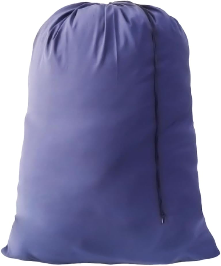 Extra Large Laundry Bag, Blue Bag with Drawstring Closure, 30"x40", for college, dorm and apartment dwellers (1PCS Blue)