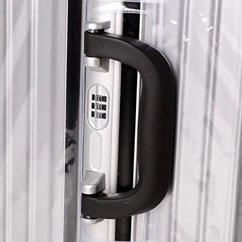 JenKin Luggage Protector Suitcase Cover PVC Waterproof Travel Suitcase Fits Most to 30"（30" (21.3" L x 13.4" W x 29.5" H)）