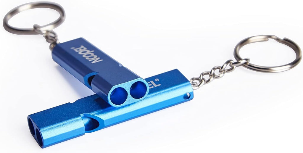 Noopel Emergency Whistles Lifeguard Safety Whistle with Lanyard and Keychain for Outdoor Camping Hiking Boating Backpacking Fishing Kayak Kids Rescue Signaling Loud Survival Whistle