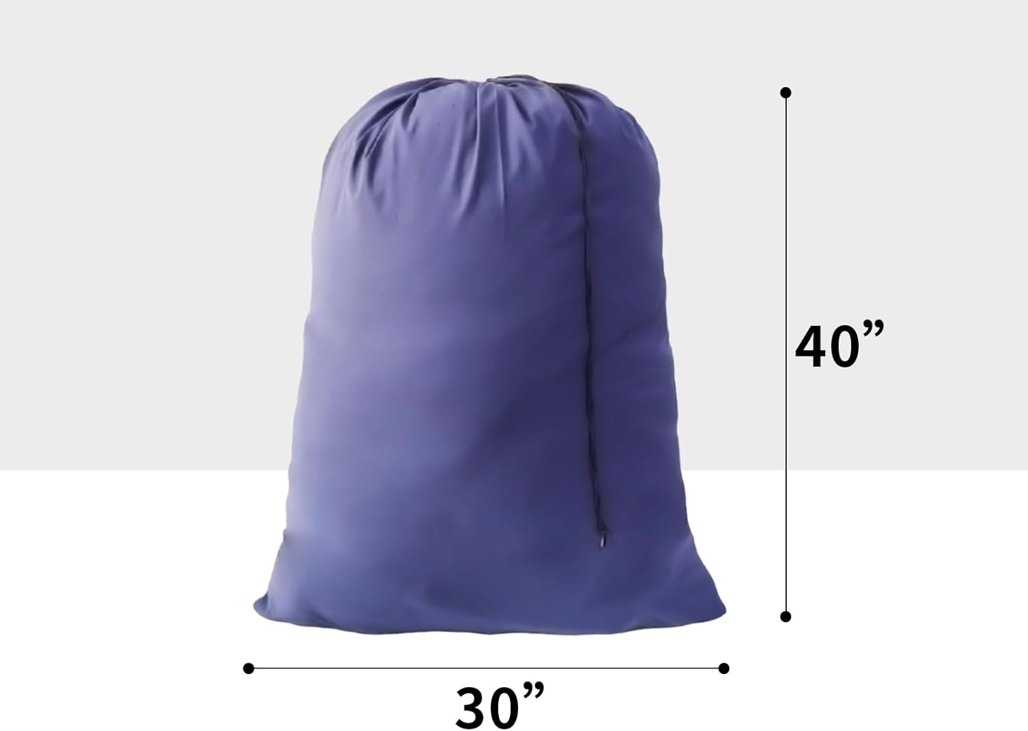 Extra Large Laundry Bag, Blue Bag with Drawstring Closure, 30"x40", for college, dorm and apartment dwellers (1PCS Blue)
