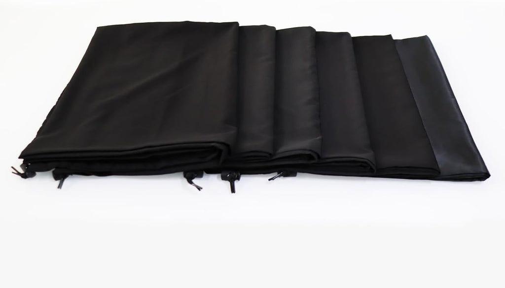 Extra Large Laundry Bag 6 Pack, Travel Laundry Bags with Drawstring Closure, 30"x40", for college, dorm and apartment dwellers (6Pcs Black)