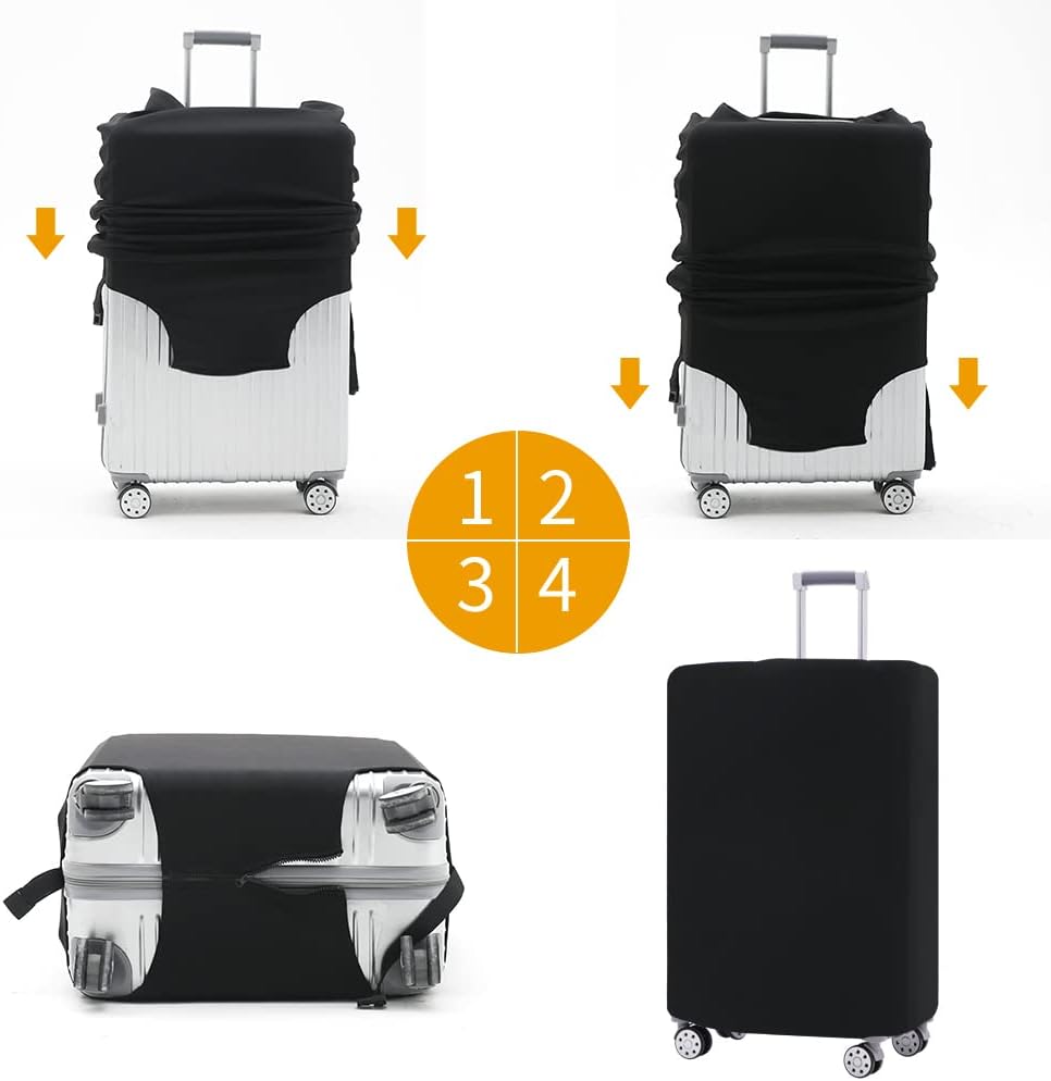 Travelkin Luggage Covers For Suitcase Tsa Approved,Suitcase Cover Protector Fit 18-21 Inch Luggage