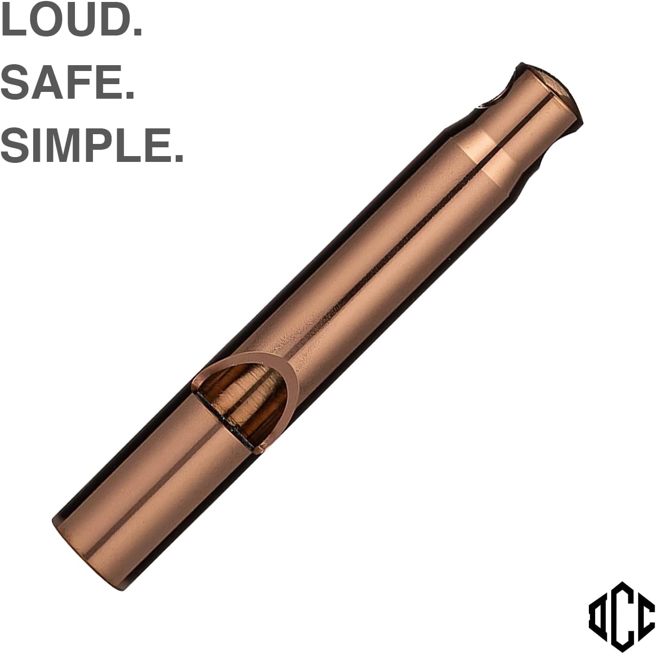 DAILYCARRYCO. TiWhistle - Titanium Emergency Whistle (Rose Gold)