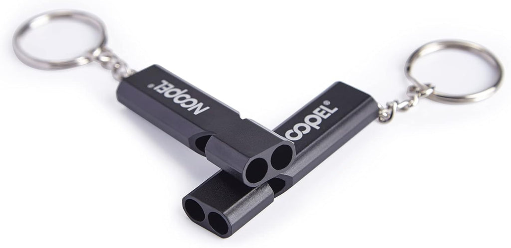 Noopel Emergency Whistles Lifeguard Safety Whistle with Lanyard and Keychain for Outdoor Camping Hiking Boating Backpacking Fishing Kayak Kids Rescue Signaling Loud Survival Whistle