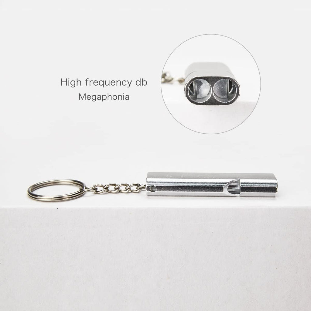 Emergency Whistles Lifeguard Safety Whistle with Lanyard and Keychain for Outdoor Camping Hiking Boating Backpacking Fishing Kayak Kids Rescue Signaling Loud Survival Whistle