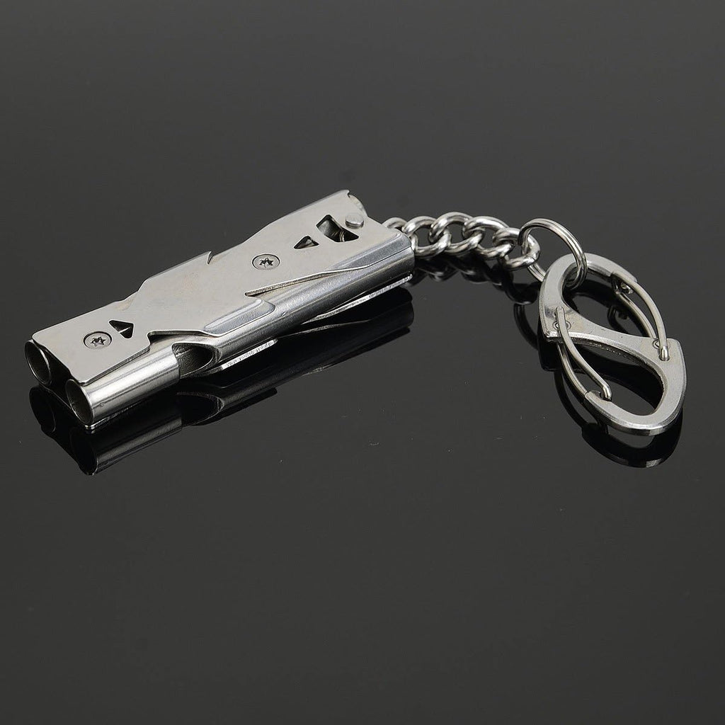 Whistle Emergency Whistles Keychain Rape Whistle Stainless Steel High Decibel Whistles … …