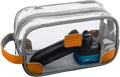 Lermende Toiletry Bag, Clear Shaving Dopp Kit for Men Travel Toiletry Bag with Hand Strap Unisex Bathroom Toiletries Organiser