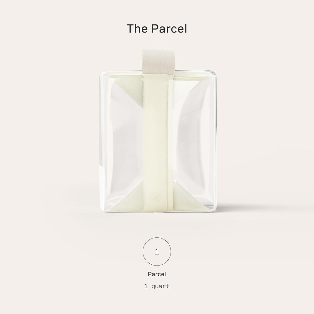 Cadence Parcel - Clear Dopp Kit with Magnetic Closure - Durable and Leak-Resistant Travel Toiletry Kit - Modular Design