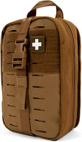 MY MEDIC MyFAK Standard - Ifak First Aid Kit - HSA FSA Eligible - 132 Life Saving Trauma and Medical Items - Survival Kit for Camping or Your Car - Coyote