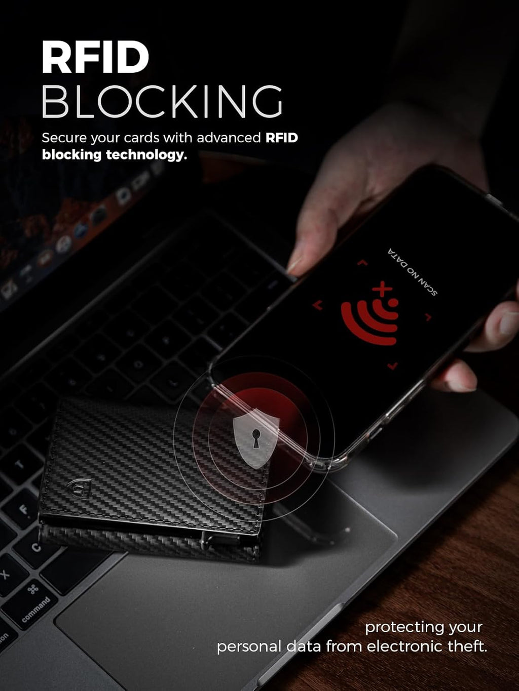 LORZOR Wallet for Men with Metal Card Holder, Pop Up Wallet, Finest Full Grain Leather Trifold Wallet, Smart, Minimalist, RFID Blocking, Front Pocket, ID Window