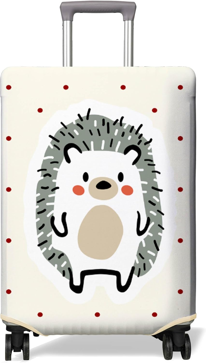 Travel Luggage Cover Suitcase Protector Fits 18-32 Inch Wheel Covers PatternedTravel Related Items Flower Luggage Protector Elastic L