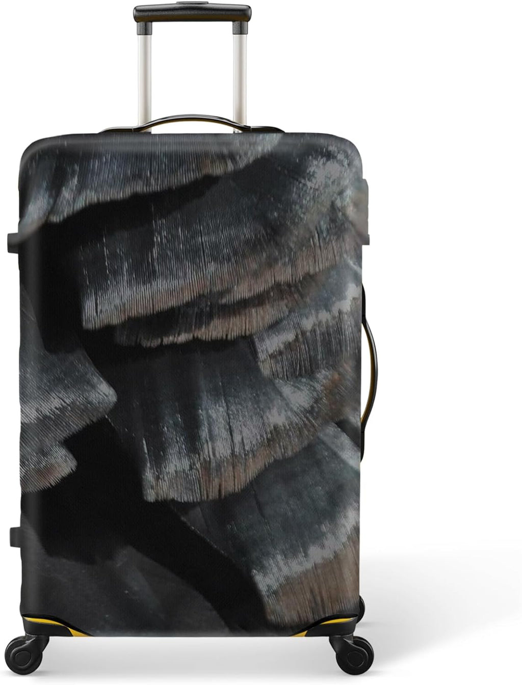 30 Inch PVC Luggage Protector Covers for TSA Approved Clear Suitcase Cover Protector Transparent Luggage Protective Cover Set (Painting, Suitable for 30"-31")