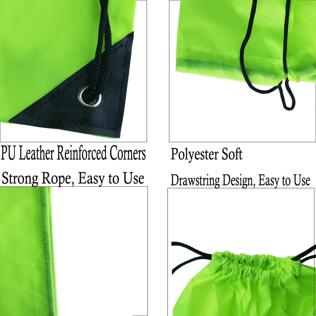 10 Colors Drawstring Backpack Bags Sack Pack Cinch Tote Sport Storage Polyester Bag for Gym Traveling