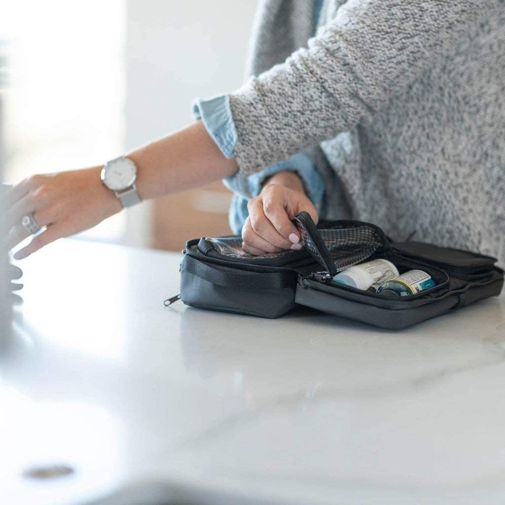 NOMATIC Toiletry Bag for Trips - Great for Travel Size Toiletries - Travel Essentials Wash Bag - Travel Makeup Bag