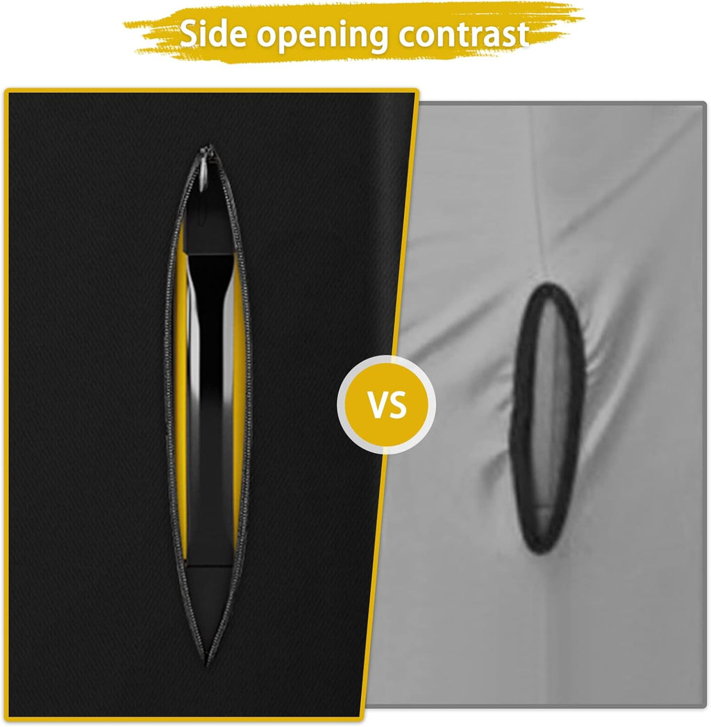 24 Inch PVC Luggage Protector Covers for TSA Approved Clear Suitcase Cover Protector Transparent Luggage Protective Cover Set (Black, Suitable for 23"-24")