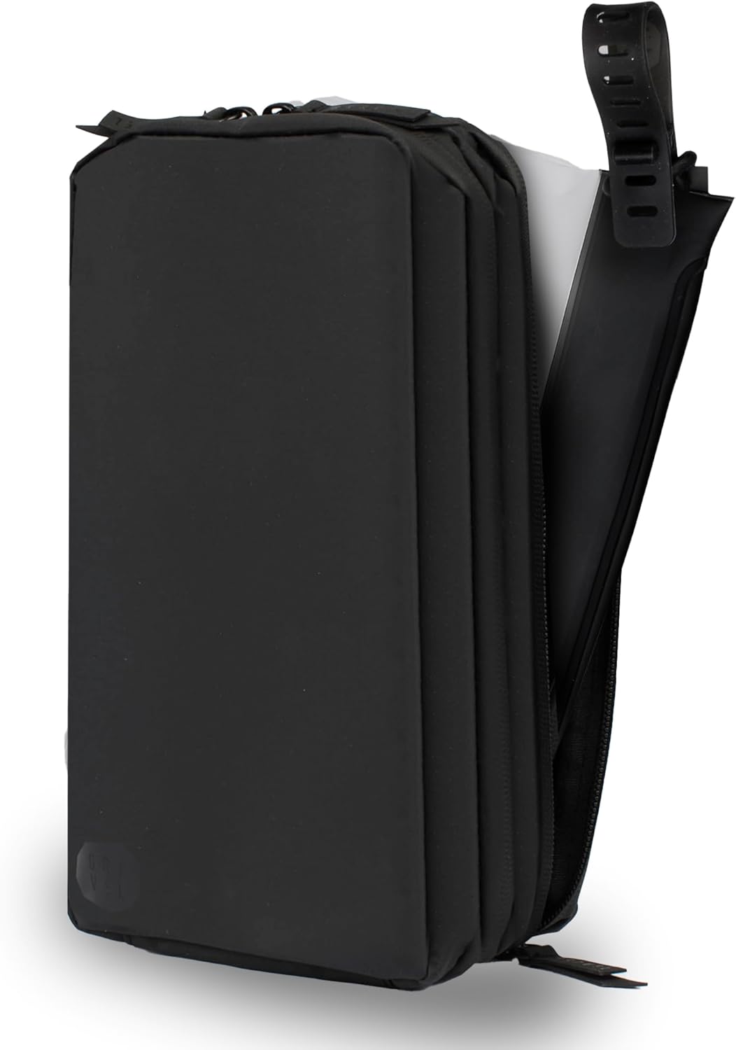 Gravel Hanging Toiletry Bag – Compact, Water-Resistant Travel Dopp Kit (Black, Plus)