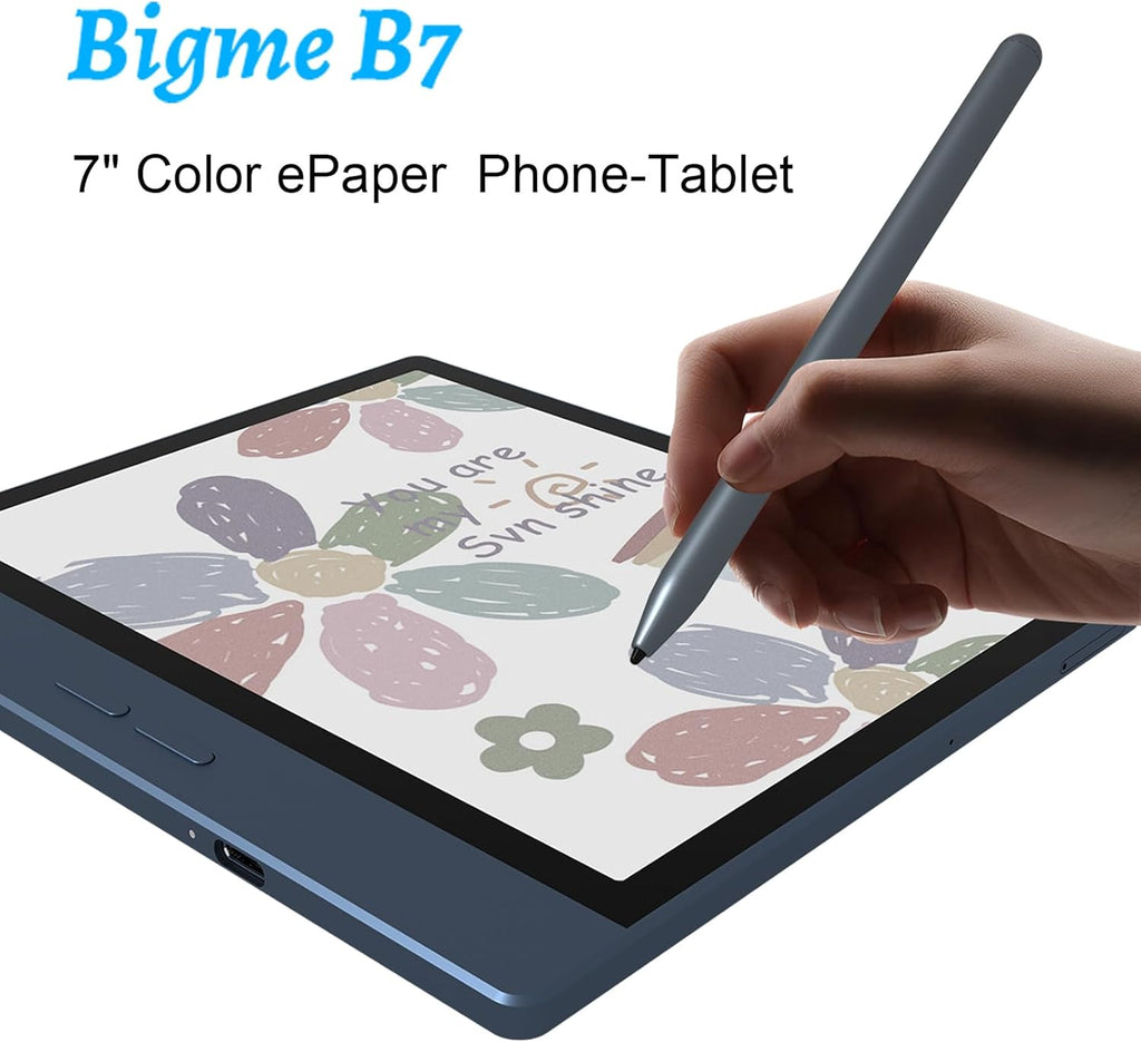 Bigme B7 Color ePaper Tablet 7 Inch 8+128GB Ebook Reader with 4G Calling