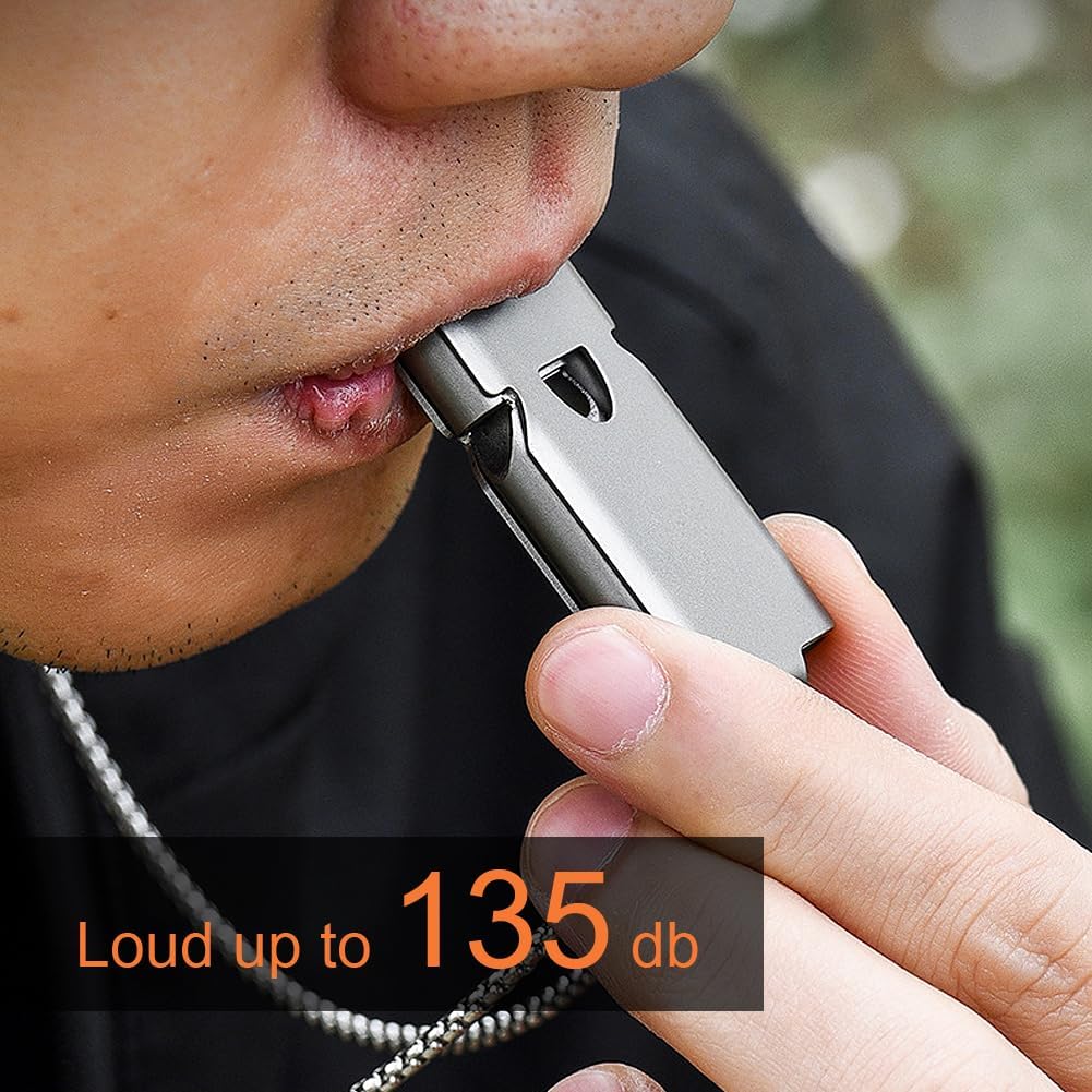 Whistle Emergency Whistles Keychain Rape Whistle Stainless Steel High Decibel Whistles … …