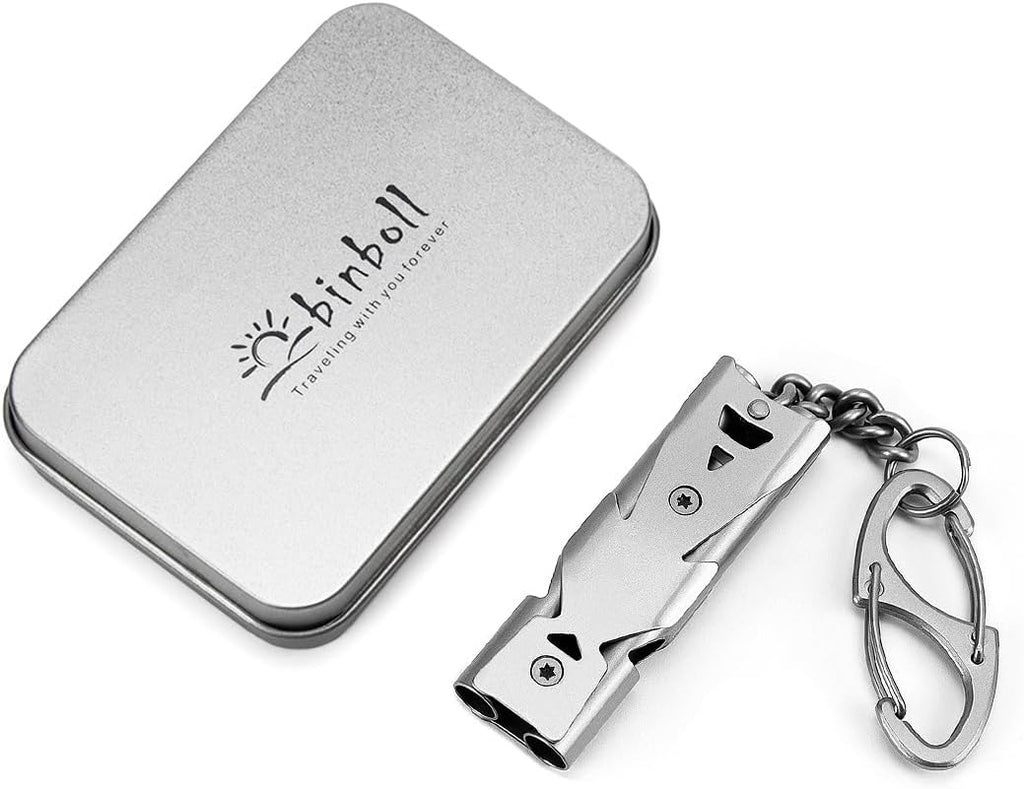 Whistle Emergency Whistles Keychain Rape Whistle Stainless Steel High Decibel Whistles … …