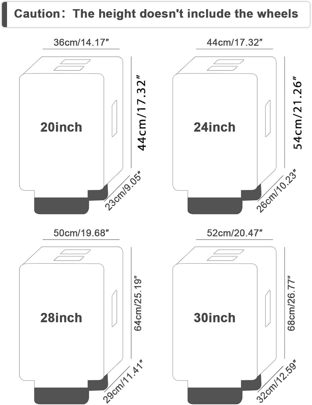 Clear Luggage Cover for 30 inch Suitcase Tsa Approved Thicken PVC Plastic Suitcase Protector Cover for Baggage Travel Waterproof.