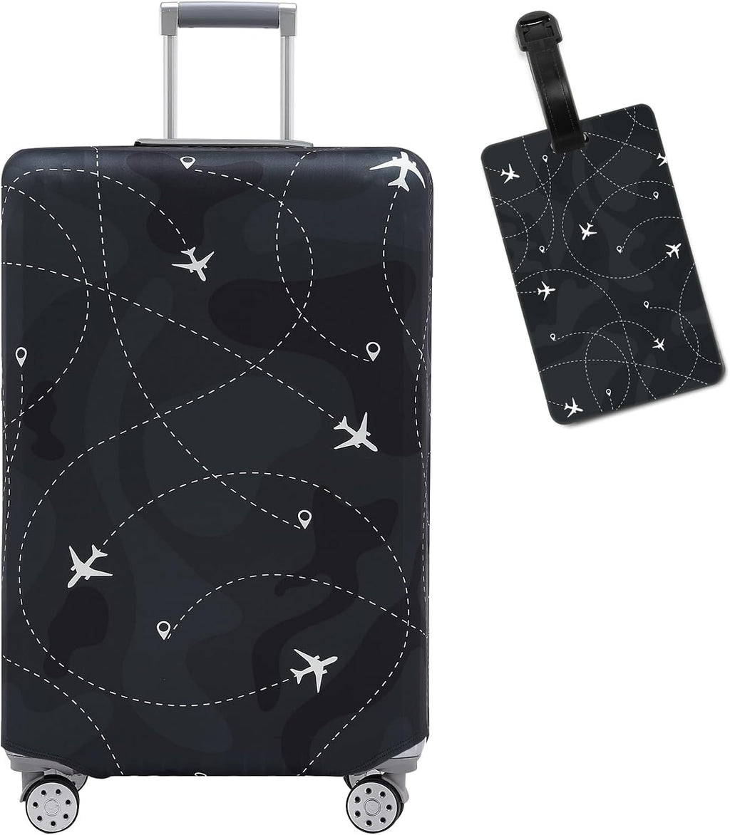 Travelkin Luggage Covers With Tag For Suitcases Tsa Approved,Suitcase Covers Protector Fit 18-32 Inch Luggage,XL