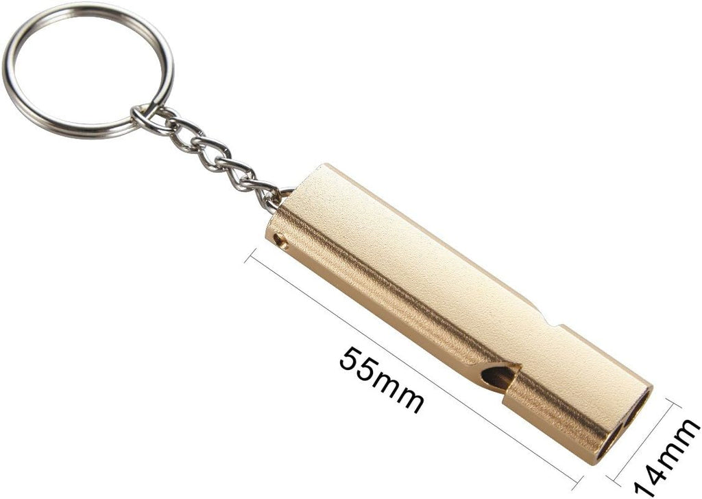 Noopel Emergency Whistles Lifeguard Safety Whistle with Lanyard and Keychain for Outdoor Camping Hiking Boating Backpacking Fishing Kayak Kids Rescue Signaling Loud Survival Whistle