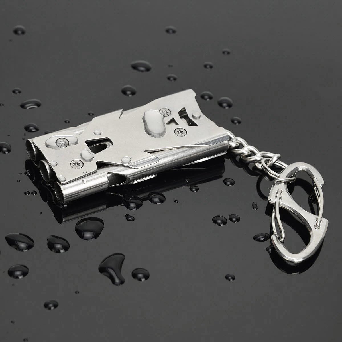Whistle Emergency Whistles Keychain Rape Whistle Stainless Steel High Decibel Whistles … …