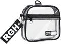 Rough Enough Clear Quart Size TSA Approved Toiletry Bag Small with Keychain for Travel Size Toiletries