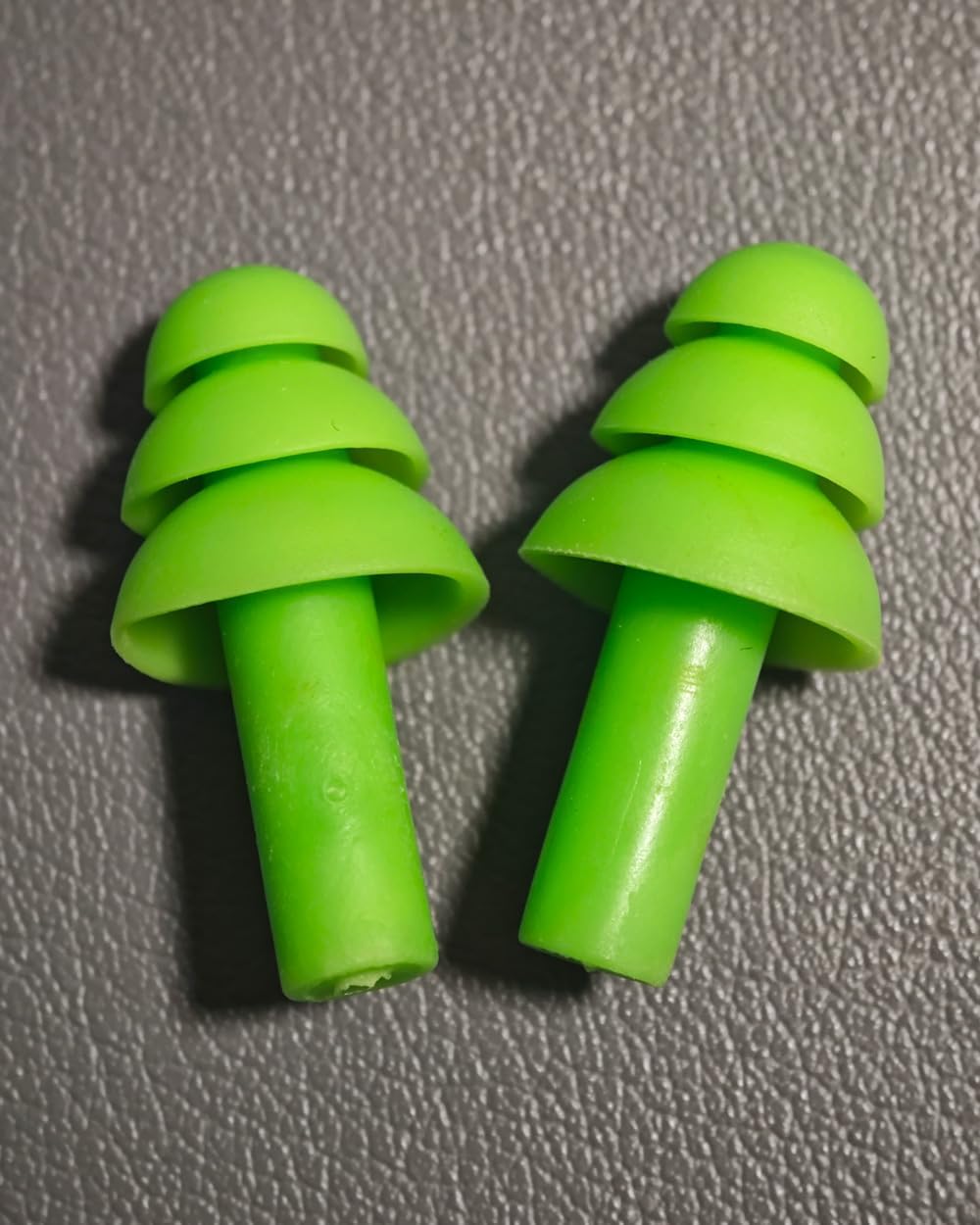 10 Pairs Noise Cancelling Ear Plugs, Premium Soft Silicone, Reusable, Waterproof, Hypoallergenic, Earplugs for Swimming, Airplanes, Concerts, Shooting, Travelling, Sleeping & Snoring (Green)