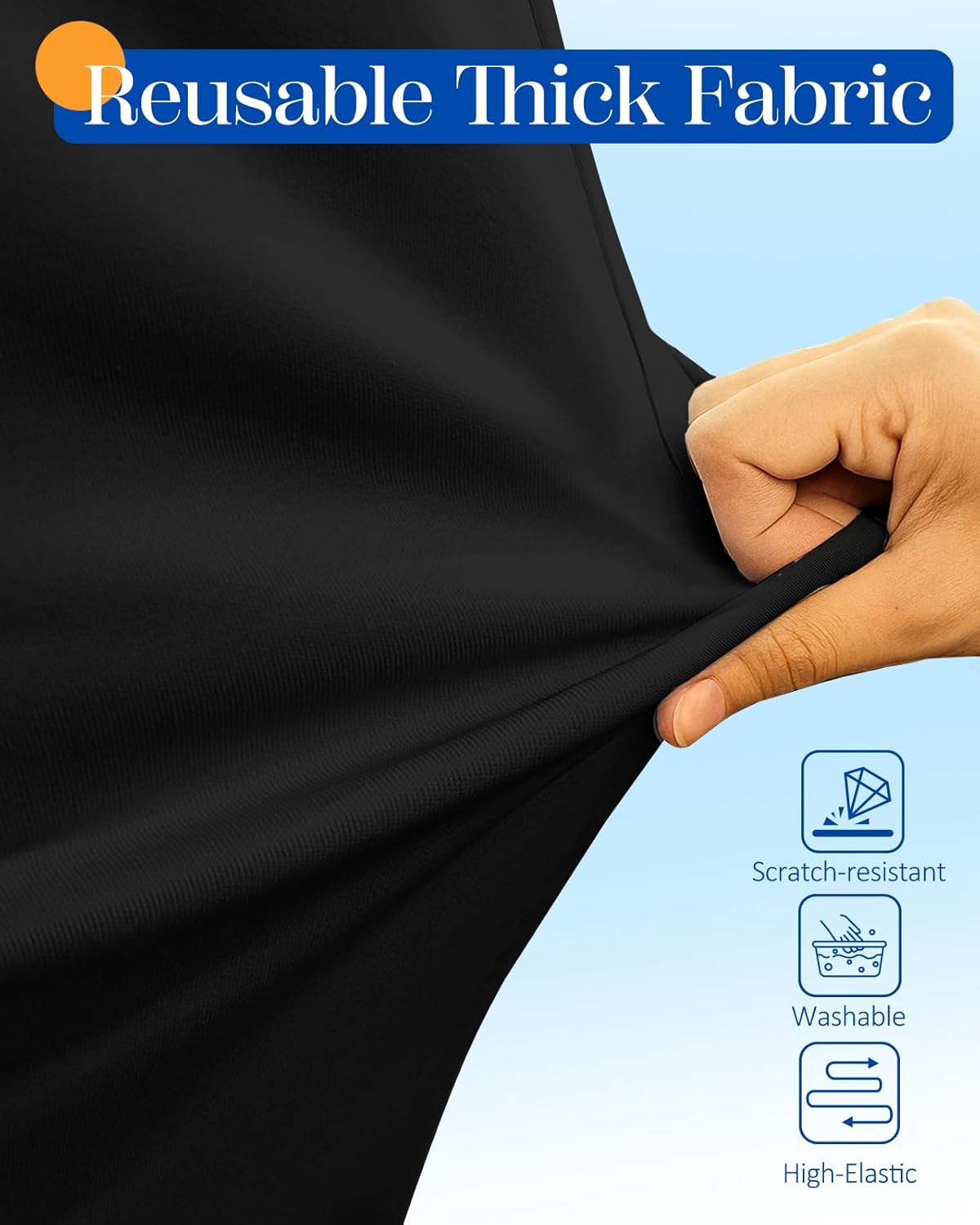 Slohif Luggage Cover for Suitcase Tsa Approved Protector - Luggage Sleeve Suit Case Cover Travel Stretch Large Baggage Case Protective Washable Fit 29-30 Inch Black