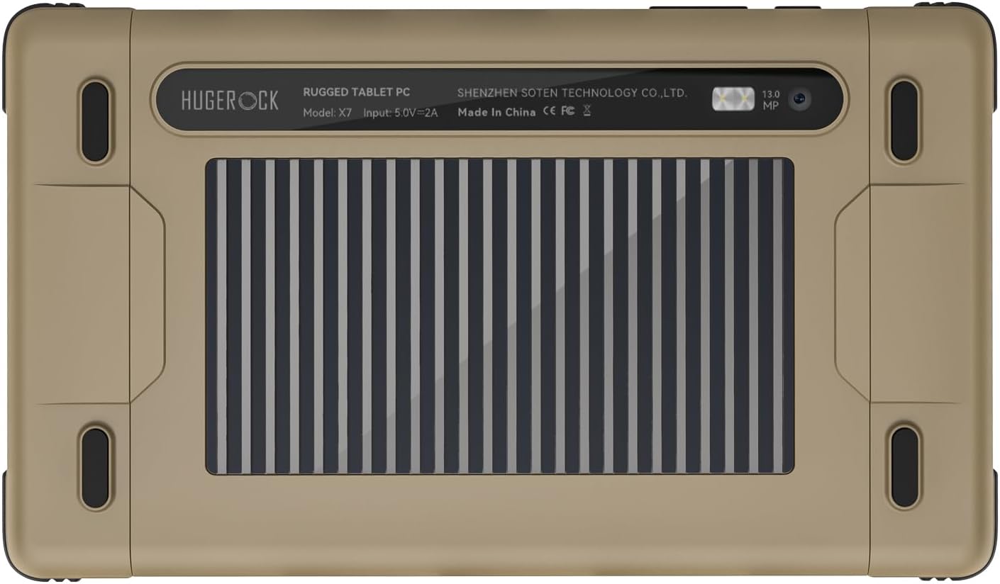 X7 Rugged Tablet 7 inch, 2600nit Sunlight Readable, 8+128GB Android 13 Waterproof Tablets for Outdoor Moto Drone Camera Monitor