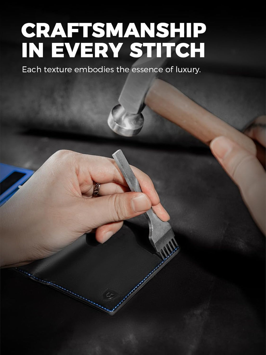 LORZOR Minimalist Wallet for Men with Credit Card Holder, Finest Full Grain Leather, Pop up Smart Wallet, Trifold Slim Wallet, RFID Blocking, Front Pocket, ID Window