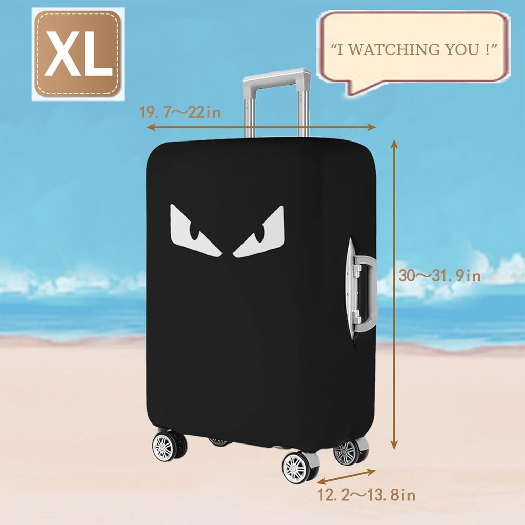 Luggage Covers For Suitcase Tsa Approved, Washable Suitcase Cover Elastic Luggage Protector Scratch Resistant Suitcase Cover For 30-32 Inch Wheeled Luggage(Eye-30 inch)