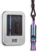 WeKnife Emergency Whistle Survival Loud, Titanium Outdoor Safety Whistle Survival Shrill Loud Blast with Paracord for Kayak, Life Vest, Jacket, Boating, Fishing,Camping, Hiking, Hunting, Coyote