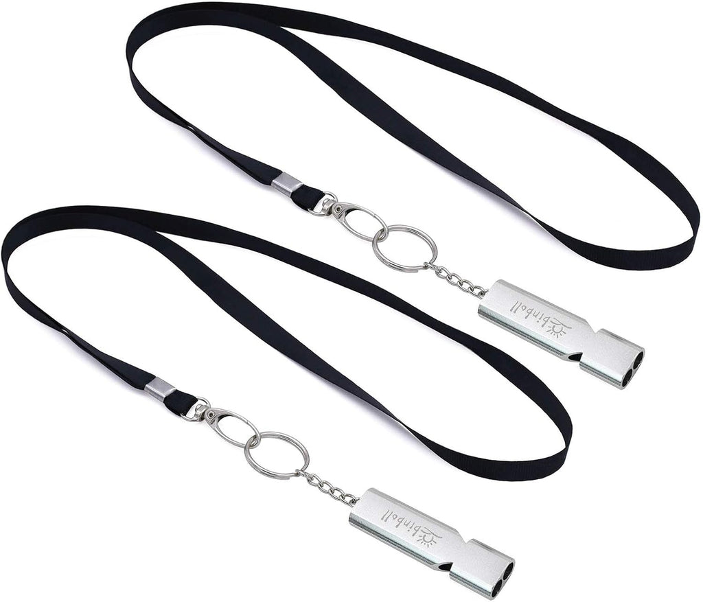 Emergency Whistles Lifeguard Safety Whistle with Lanyard and Keychain for Outdoor Camping Hiking Boating Backpacking Fishing Kayak Kids Rescue Signaling Loud Survival Whistle