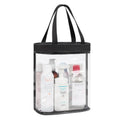 Travel Toiletry Bag, Clear Toiletry Bag for Women, Large Transparent Makeup Bag, Waterproof Clear Tote Bag Cosmetic Organizer, Portable Toiletry Bath Bag for Bathroom, Gym, Beach, Swimming, Traveling