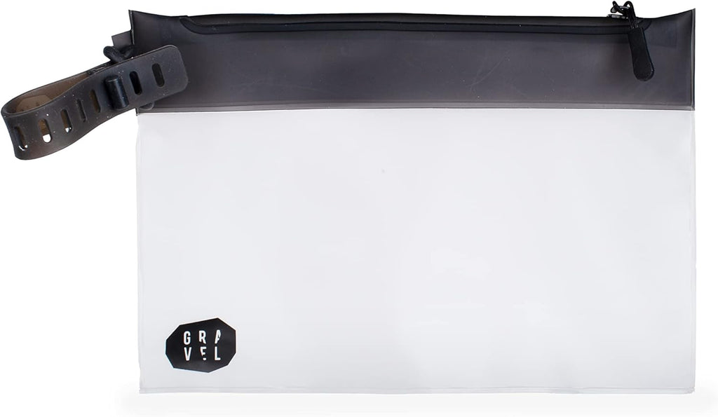 Gravel The Pouch | TSA Approved Clear Travel Toiletry Bag | Quart Size for Men & Women