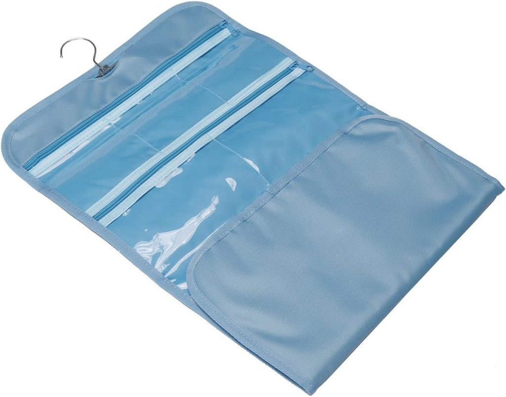 Foldable Clear Hanging Travel Toiletry Bag Cosmetic Organiser Storage