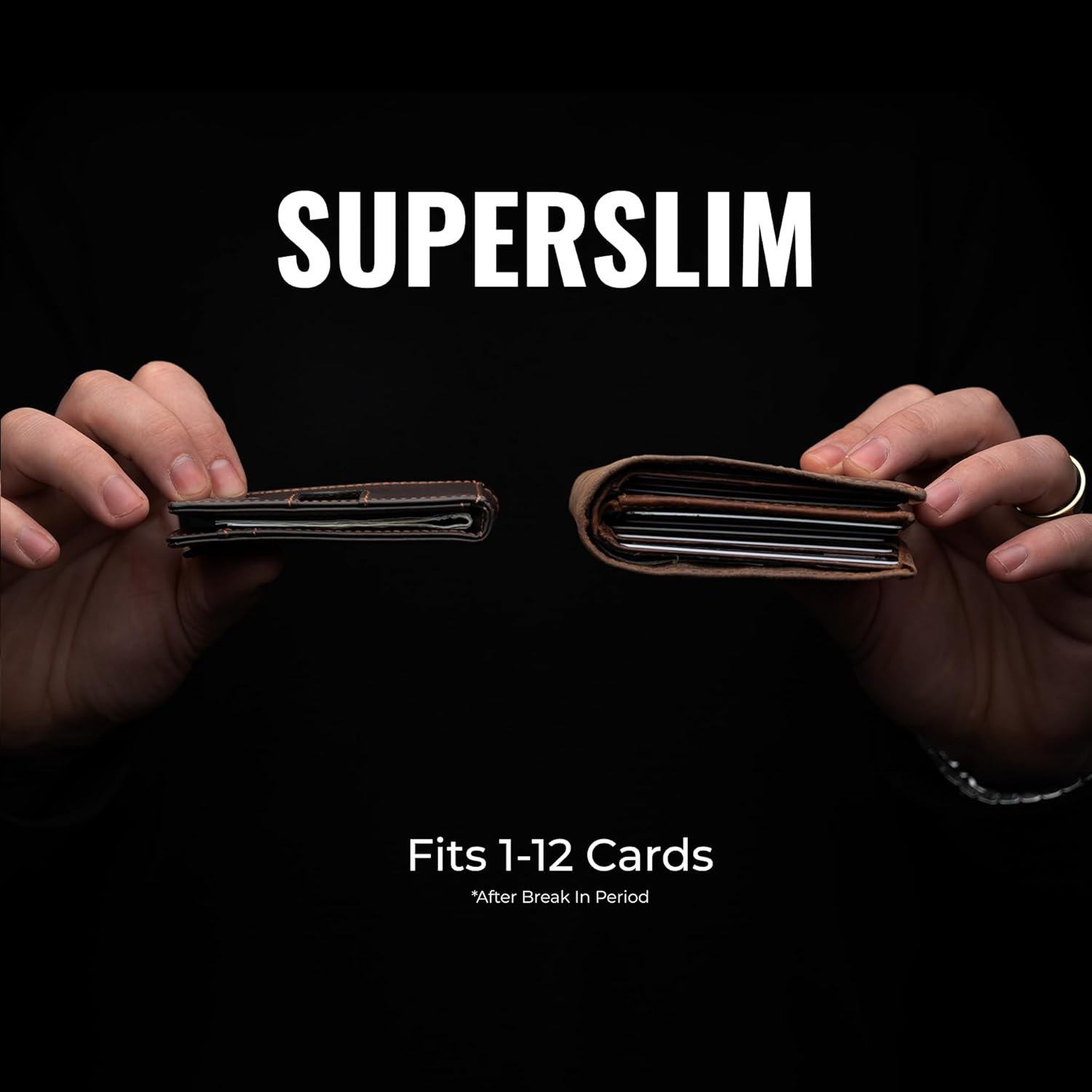 Kings Loot Custom Wallet for Men | Engraved Leather Slim Wallet with Money Clip | Personalized RFID Blocking Design | Minimalist & Stylish Wallets (Black)