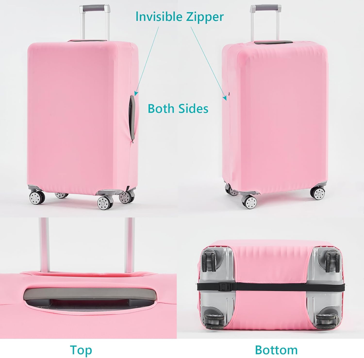 Travelkin Luggage Covers For Suitcase Tsa Approved,Suitcase Cover Protector Fit 18-32 Inch Luggage