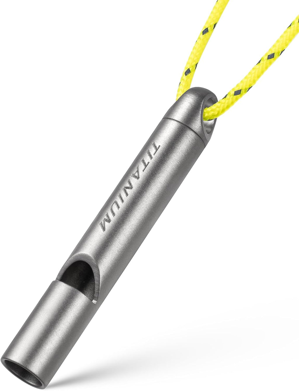 Titanium Emergency Whistle, Survival Safety Whistles for Coaches,Dog Training,Hiking, Life Saving-Loud up to 120db