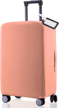 Travel Luggage Cover Suitcase Protector Scratch-Resistant Fit 19-31 Inch Suitcase, Not Included Suitcase (Pink, 3XL(32-33inch))