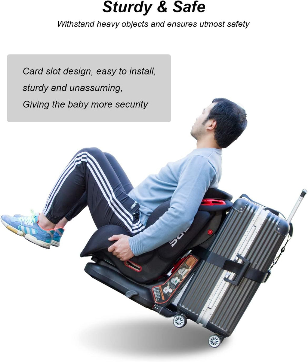 Car Seat Travel Belt to Suitcase,Car Seat Travel Strap to Convert Kid Car Seat and Carry-on Luggage into an Airport Car Seat Stroller,Safe Travel Solution for Transport