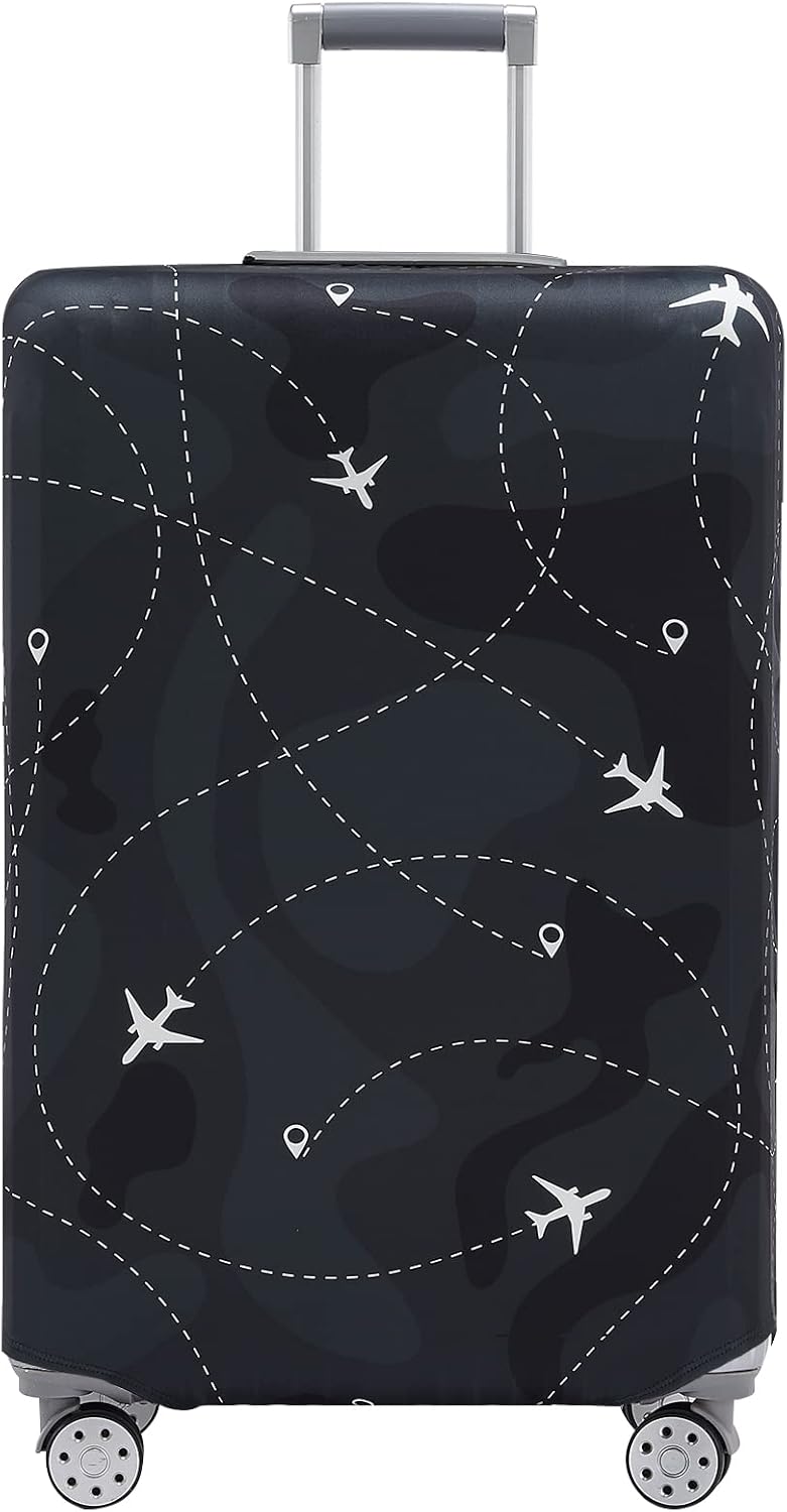 Travelkin Luggage Cover for Suitcase Tsa Approved, Suitcase Cover Protector Fit 18-32 Inch Luggage (S for 18-21 Inch Luggage)