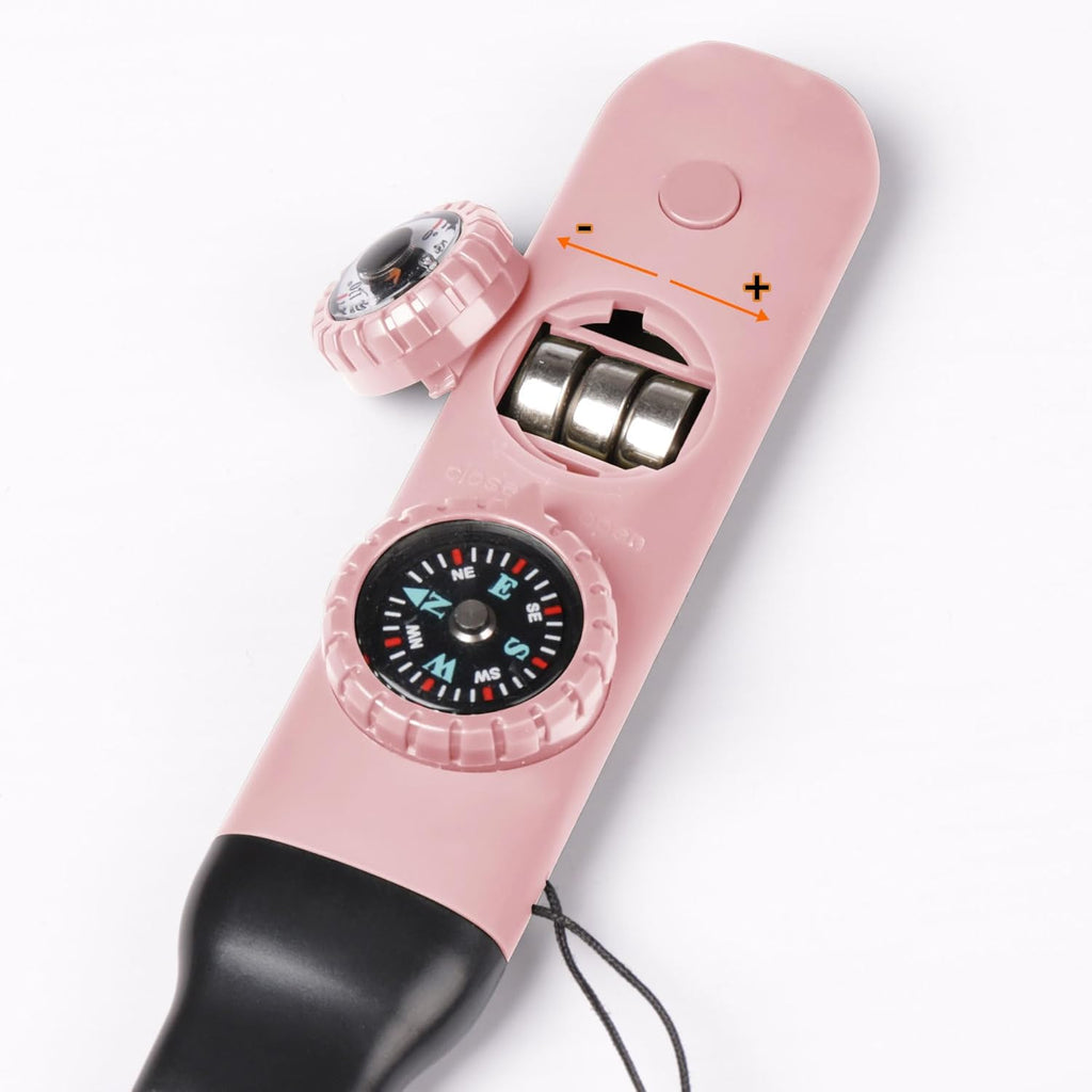 Multifunctional Survival Emergency Whistle for Kids with Compass Hiking Survival, Thermometer & Neck Lanyard | Emergency Safety Gear for Hiking, Camping, Kayaking, Boating, Climbing