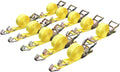 10 Pack 1.5" x15' Ratchet Strap 4400LB