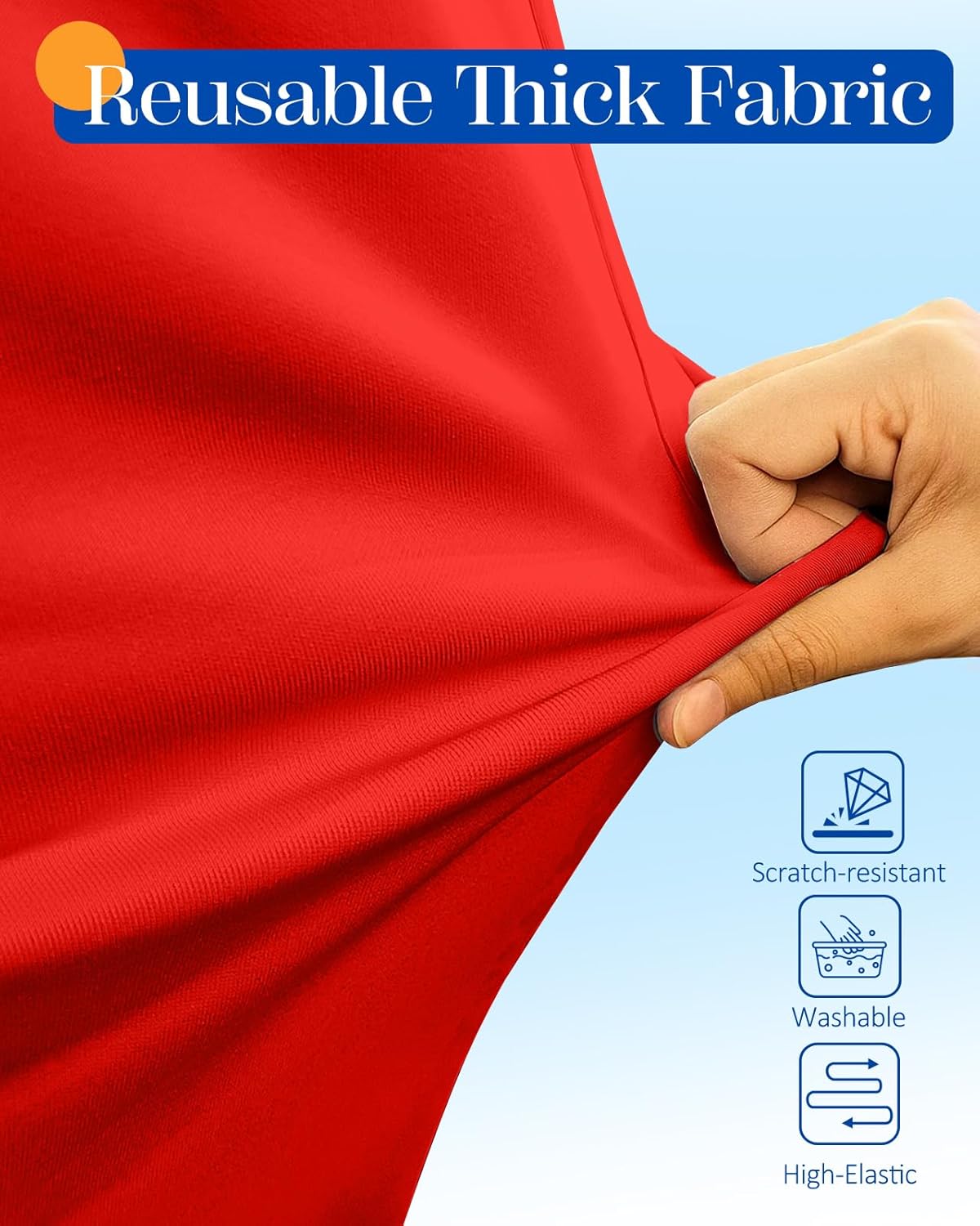 Slohif Luggage Cover for Suitcase Tsa Approved Protector - Luggage Sleeve Suit Case Cover Travel Stretch Large Baggage Case Protective Washable Fit 30-32 Inch Red