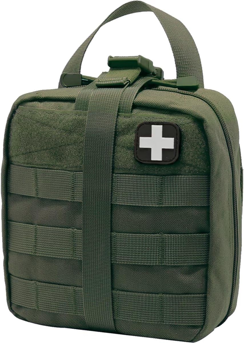 First Aid Kit Med Medical - Kit Rip-Off 180 pcs Water-Resistant Emergency Kit for Camping Hiking Home Outdoor Truck Vehicle Car Fishing Travel Biking